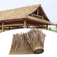 Palm Thatch Roll Straw Mats Decorate Straw Roofing Panel for Party Fence