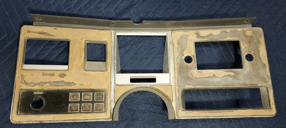 Panel de tablero Mercury Monarch 1975-1980, kit de calcomanías de restauración de vinilo, versión ligera Foto 2 de 4