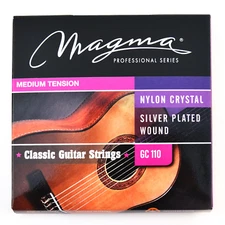 Magma Classical Guitar Strings Normal Tension Special Nylon - Silver Plated Copp