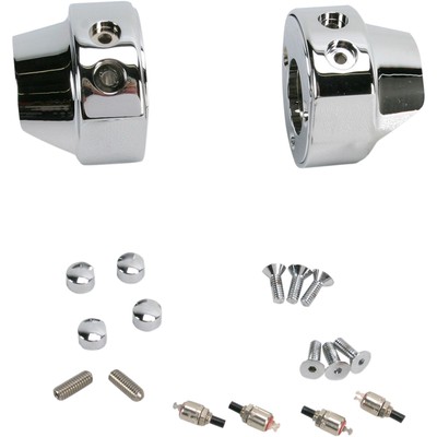 Hawg Halter Chrome Two-Button Switch Assembly HSHA-2C-LR