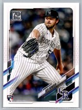 2021 Topps Update Series Rookie RC #US298 Ben Bowden Colorado Rockies