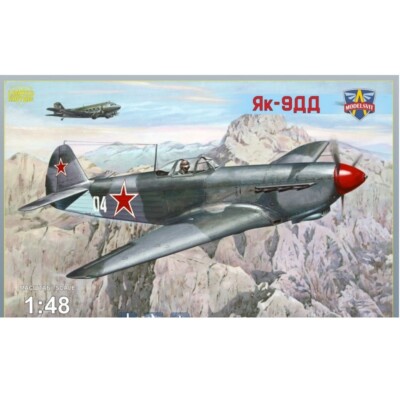 Yakovlev Yak-9DD Soviet fighter Modelsvit 4804 model aicraft kit Scale 1:48