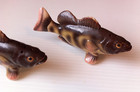 Vtg Idlewild Mich Smallmouth Bass Salt Pepper Shakers  Relco Japan Hand Painted — photo 6