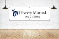 For LIBERTY MUTUAL INSURANCE Brand Exposure Vinyl Banner Sign Office Broker Agen
