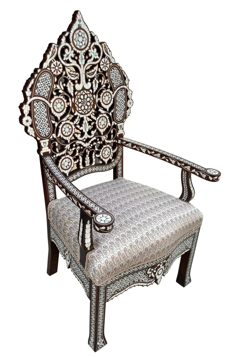 chair inlaid mother of pearl hand carved fishing lures Whittling Folk-Art Style (download) Chains are sold separately. Mother of pearl inlaid chair