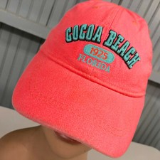 Cocoa Beach Florida Peach YOUTH Adjustable Baseball Cap Hat