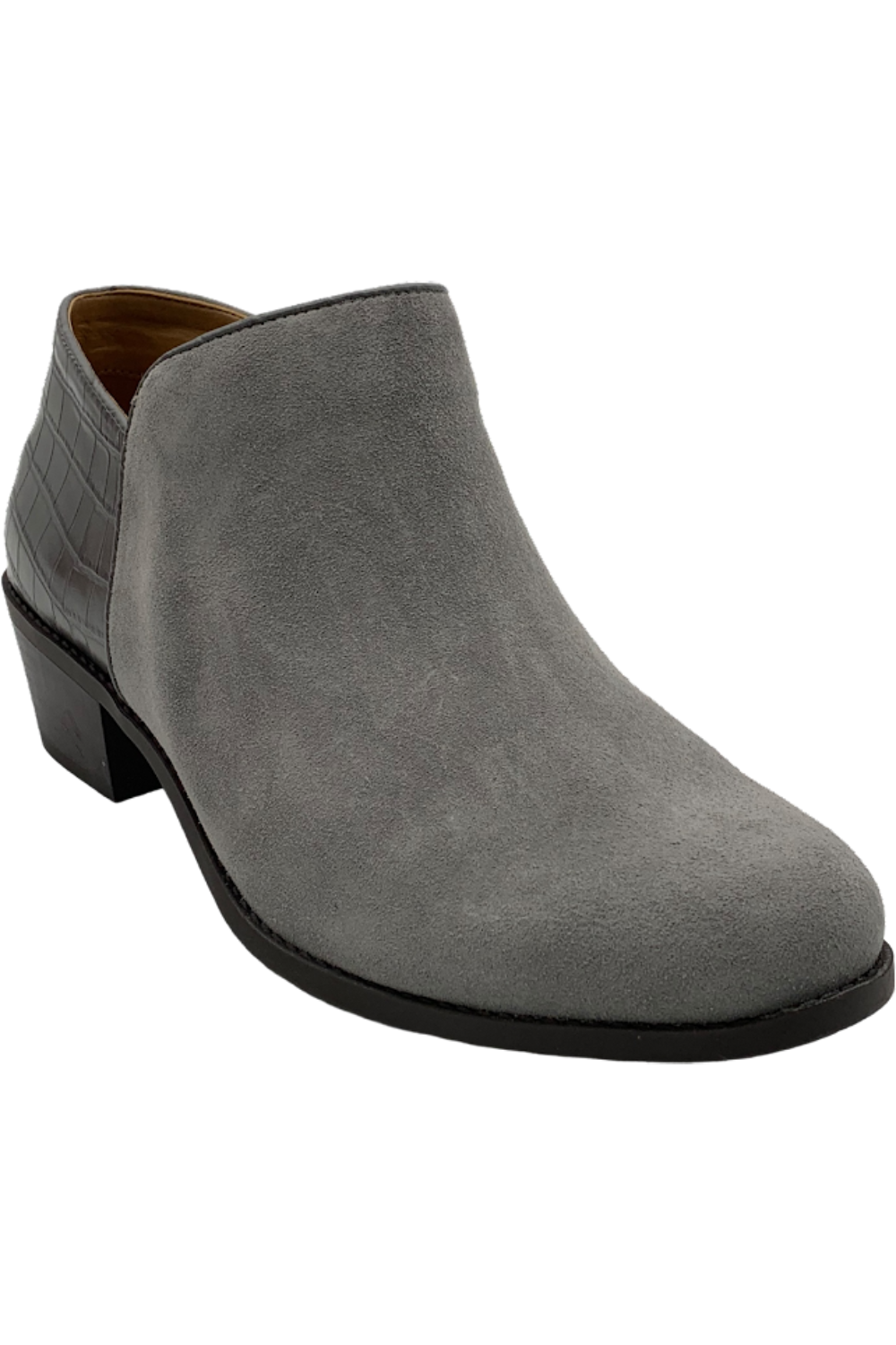 Vionic Water Repellent Suede Ankle Boots Marissa Charcoal eBay
