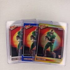 2024 Panini Score, Audric Estime #12 Hot Rookies, Gold 1/50 + Blue /100 + 2 Base