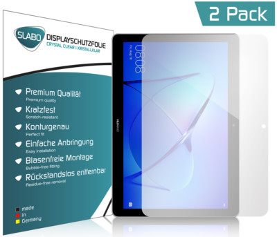 Slabo Displayschutzfolie für Huawei MediaPad T3 10 9.6 (AGS-L09) (2er Set) KLAR
