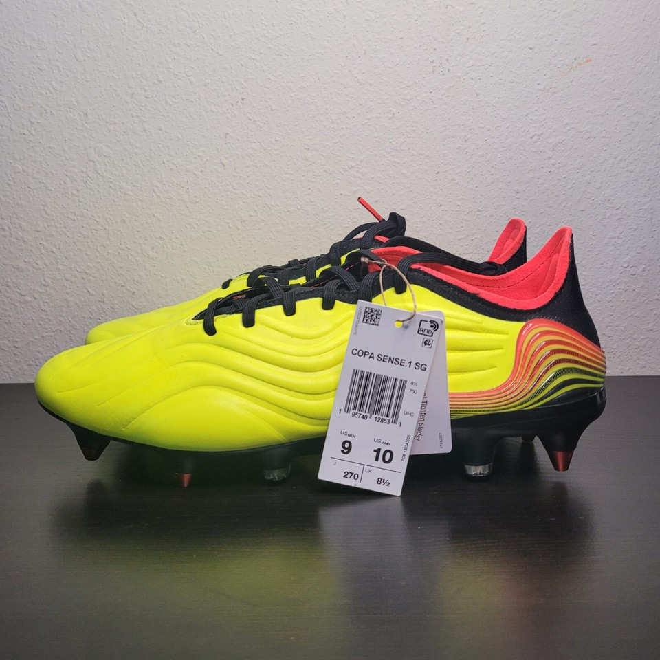 Mens Size 9 ADIDAS COPA SENSE.1 SG Soccer Cleats ‘Game Data Pack
