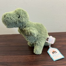 Jellycat Mini Fossilly T Rex - New With Tags Rare Retired Genuine Dinosaur