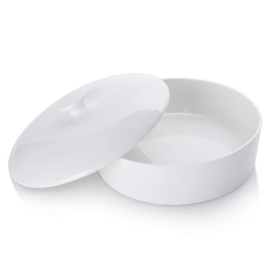 Porcelain Tortilla Warmer, Hold up to 12 Tortillas, Ceramic Tortilla Server, ...