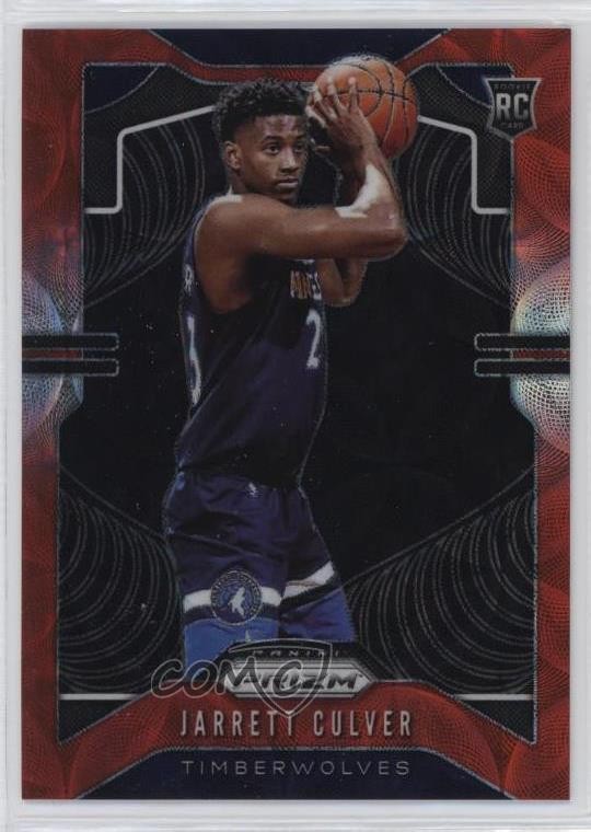 2019-20 Panini Prizm Rookie Choice Red Prizm 66/88 Jarrett Culver #252 02l6
