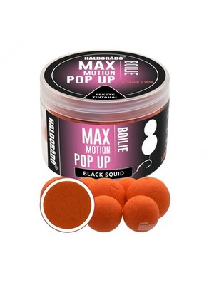 Haldorado Max Motion Pop Up 16/20mm Black Squid Carp Boilies Bait