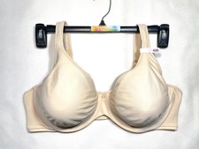 NWOT Bali 42D Passion for Comfort 2-Ply Seamless Underwire Bra DF3383 Soft Taupe