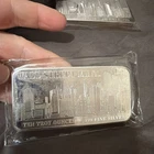 10 oz Silver Bar - Wall Street Mint - Sealed .999 Silver New York Skyline Rare !