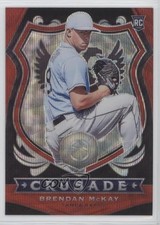 2020 Panini Chronicles Crusade Ruby Wave Prizm 1/199 Brendan McKay #4 00gy