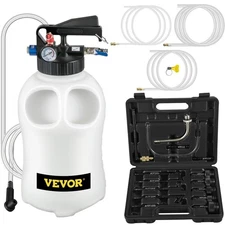 10L ATF Fill Pump with Manual Operation Dual Valve and 14 Universal Fittings