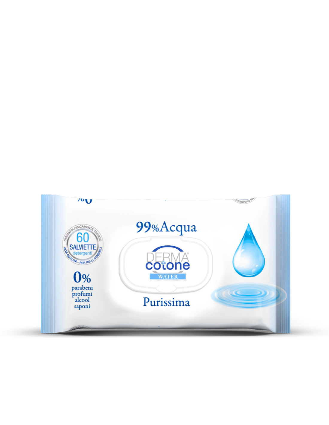 Dermacotone Salviettine Acqua Purissima 60pz