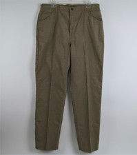Vtg Sears Roebucks Corduroy Pants Mens 36x32 Tag  35x32 Actual Beige 70s 80s