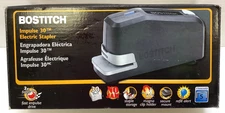 Bostitch Impulse 30 Electric Stapler 30 Sheet Capacity Black (2210)