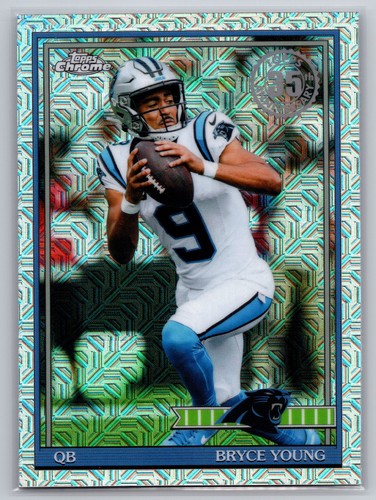 Bryce Young 2026 Topps Chrome 💠 35th Anniversary Mojo 💠 Panthers #91TC-14