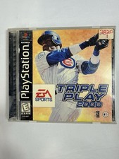 Triple Play 2000 Sony PlayStation 1 PS1 Baseball Game CIB SLUS-00827 EA Sports