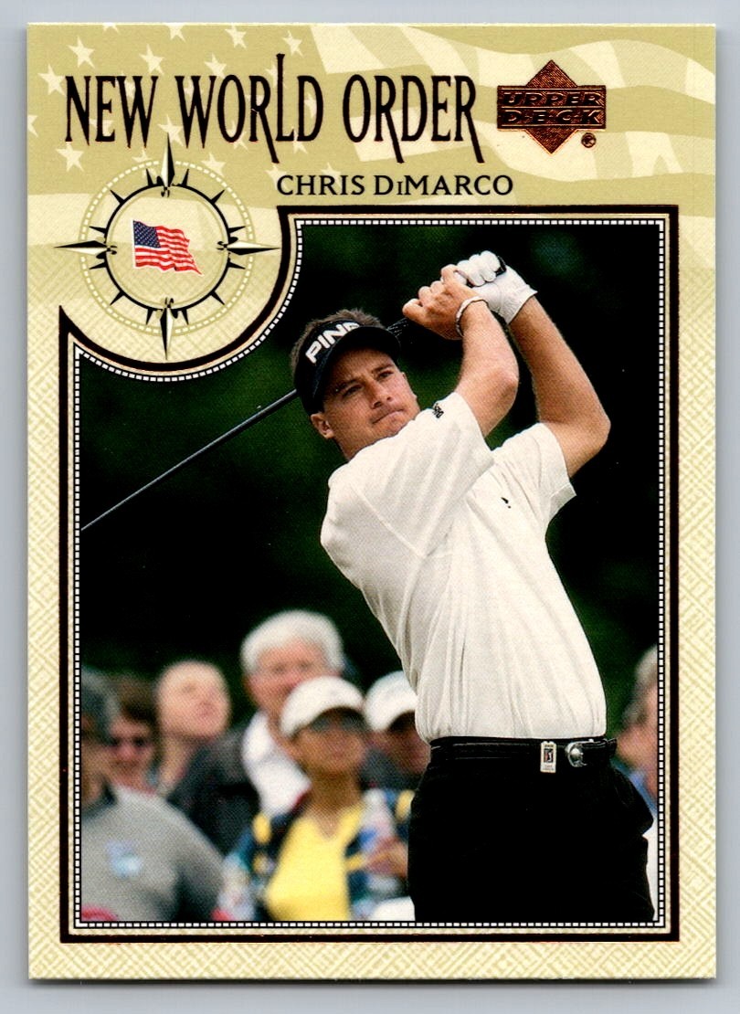 2002 UPPER DECK GOLF CARD NEW WORLD ORDER #74 CHRIS DIMARCO