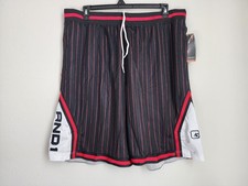    New Mens Basketball Shorts by And1. Elastic Waist Size L.  