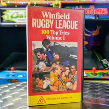 Winfield Rugby League: 100 Top Tries - NSWRL Video VHS Tape
