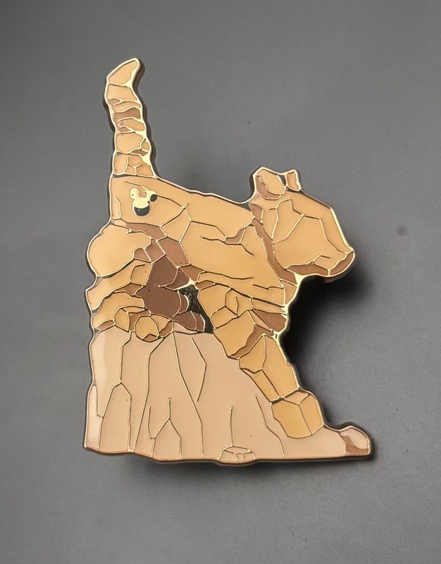 Official Shanghai Disney resort Cougar/Cat Puzzle piece Pin FAC-089079-23270