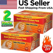 2PCS Hot Hand Warmers Safe Natural Odorless Pocket Heat Cold-proof Body Patch