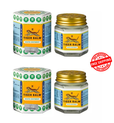 2 X Original Tiger Balm White Ointment 30g Herbal Muscle & Joint Pain Relief
