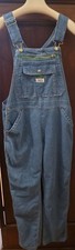 Liberty Carpenter Bib Overalls Vtg Blue Denim 100 Cotton Size Medium