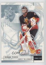 2002-03 Upper Deck Mask Collection Teammates Jamie McLennan Roman Turek #13 0a1