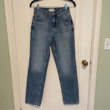 NWOT Free People We The Free Classic Blue Straight Leg Jeans Size 25