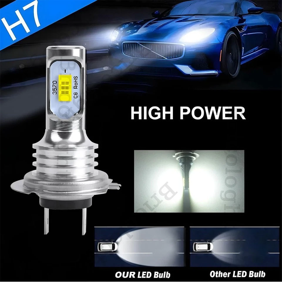 Faro LED de haz alto bajo + bombillas antiniebla 6X 6000k para Mazda 6 2009-2010 Foto 4 de 4