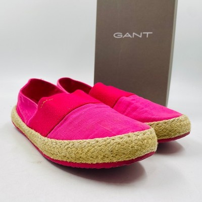 GANT Damen Pink Espadrille Slipper Schuhe EUR 38 UK 4.5 US 6.5