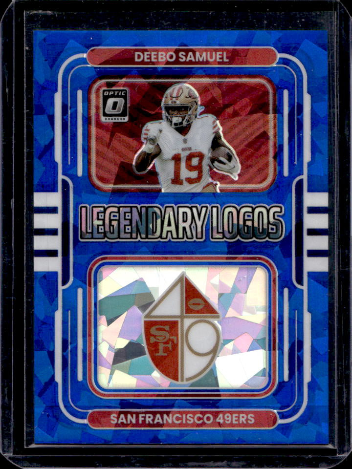 2022 Panini Donruss Optic Deebo Samuel Legendary Logos Ice #4/15 Francisco 49ers