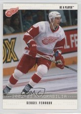 2002-03 ITG Be A Player Memorabilia Sergei Fedorov #133 HOF 0a1