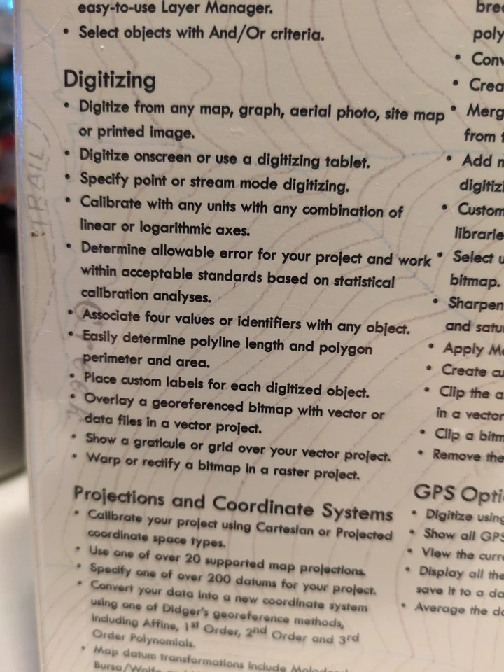 Didger 3 Digitizing And Coordinate Conversion Software Sealed Golden Software In - Image 4 of 4