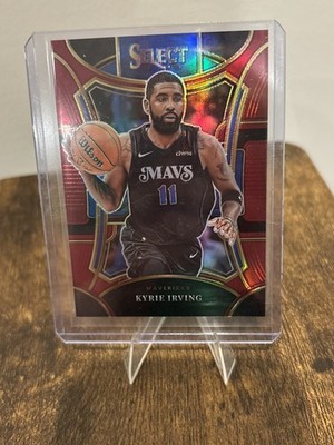 2023-24 Panini Select Mezzanine Level Kyrie Irving (#380) Maroon Prizm #4/175