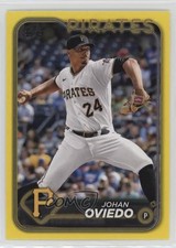 2024 Topps Series 1 Yellow Johan Oviedo #65 7ba