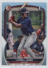 2023 Bowman Prospects Sky Blue 249/499 Lyonell James #BP-118 11s9