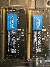 Crucial 16GB DDR5 SODIMM Kit (2x8GB DDR5-4800 SODIMM) 1.1V CL40 Laptop Memory