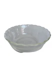 Vintage PYREX Scalloped Glass Bowls 465 3 Ring 1 Pt Clear 5.25"
