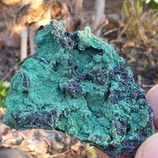 Copper Carbonate Mineral Specimen, Green Copper Ore Rock, Planet Mine, Arizona