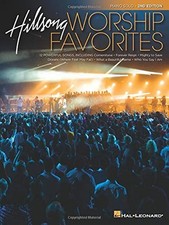 Hillsong Worship Favorites 2nd Edition Piano Solo Sheet Music Book with 12 Wo,