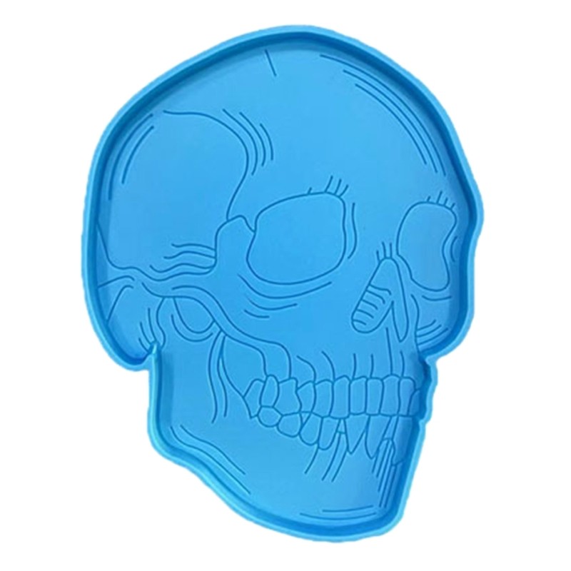 Epoxy Resin Skull Coaster Molds for Crafting and Casting