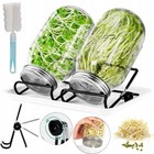 Sprossenglas Keimglas 2er Set 1000ml Anzuchtset für Sprossen Keimlinge NEU